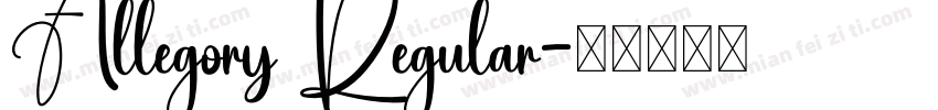 Allegory Regular字体转换